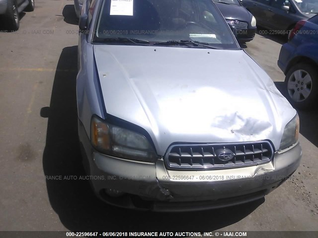 4S3BH675637657743 - 2003 SUBARU LEGACY OUTBACK AWP 银色 照片 6