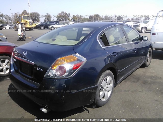 1N4AL21E57N464843 - 2007 NISSAN ALTIMA 2.5/2.5S Dark Blue photo 4