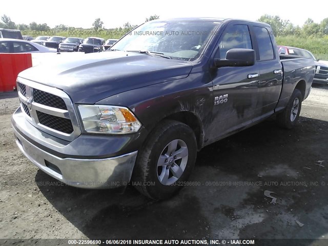 1C6RR6GG4HS790428 - 2017 RAM 1500 SLT GRAY photo 2