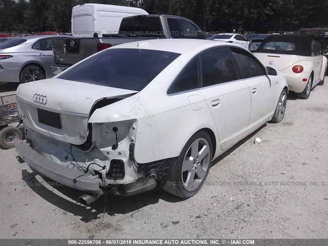 WAUDG74F05N056628 - 2005 AUDI A6 3.2 QUATTRO WHITE photo 4