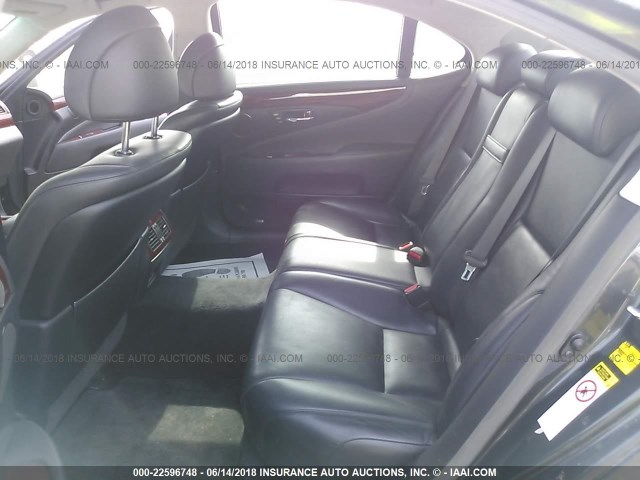 JTHDU46FX85003235 - 2008 LEXUS LS 600HL BLACK photo 8