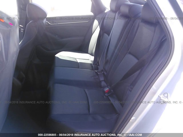 1HGCV1F33JA086133 - 2018 HONDA ACCORD SPORT 银色 照片 8