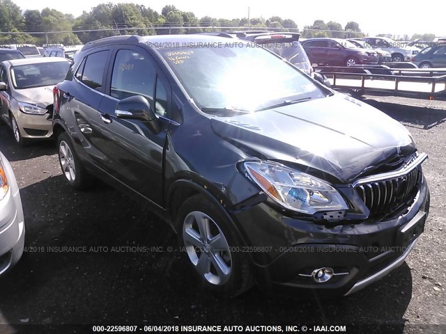 KL4CJFSB3GB617915 - 2016 BUICK ENCORE CONVENIENCE GRAY photo 1