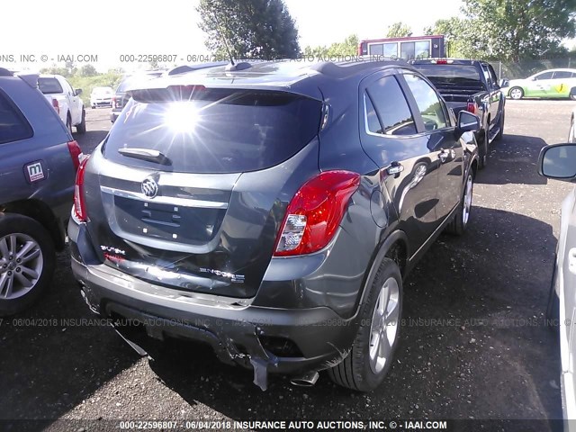 KL4CJFSB3GB617915 - 2016 BUICK ENCORE CONVENIENCE 灰色 照片 4