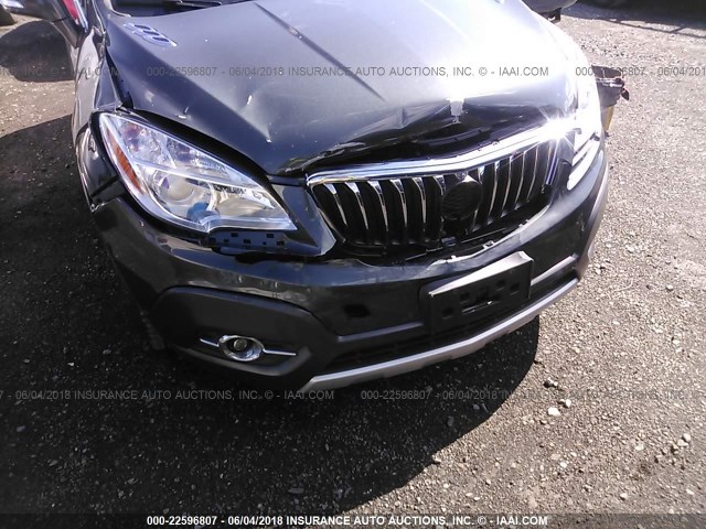 KL4CJFSB3GB617915 - 2016 BUICK ENCORE CONVENIENCE 灰色 照片 6