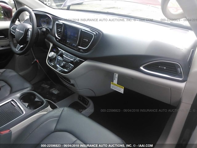 2C4RC1EG8HR851281 - 2017 CHRYSLER PACIFICA TOURING L PLUS RED photo 5