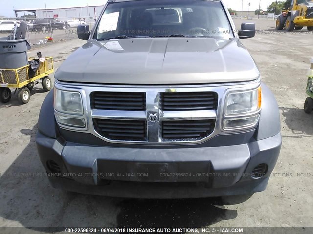 1D8GU28K77W649937 - 2007 DODGE NITRO SXT BEIGE photo 6