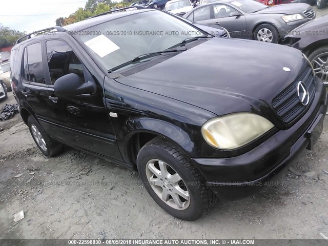 4JGAB72E4XA101302 - 1999 MERCEDES-BENZ ML 430 黑色 照片 1