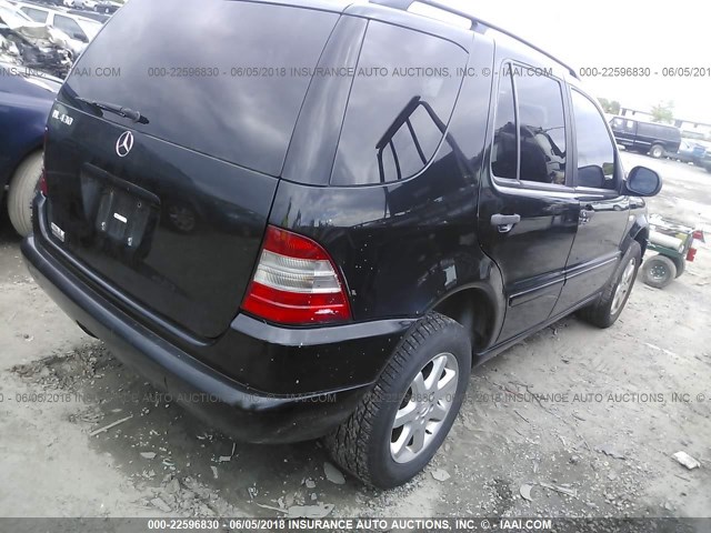 4JGAB72E4XA101302 - 1999 MERCEDES-BENZ ML 430 黑色 照片 4