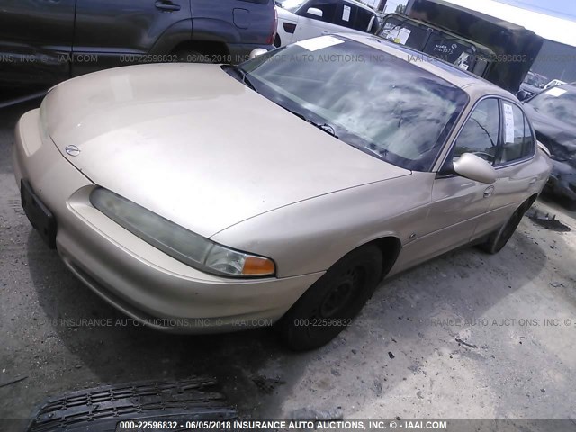 1G3WX52H91F195522 - 2001 OLDSMOBILE INTRIGUE GLS GOLD photo 2
