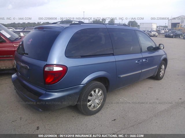 2A8GP54L47R279084 - 2007 CHRYSLER TOWN & COUNTRY TOURING BLUE photo 4