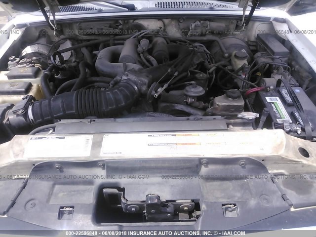 1FMZU34E9XZA74859 - 1999 FORD EXPLORER WHITE photo 10