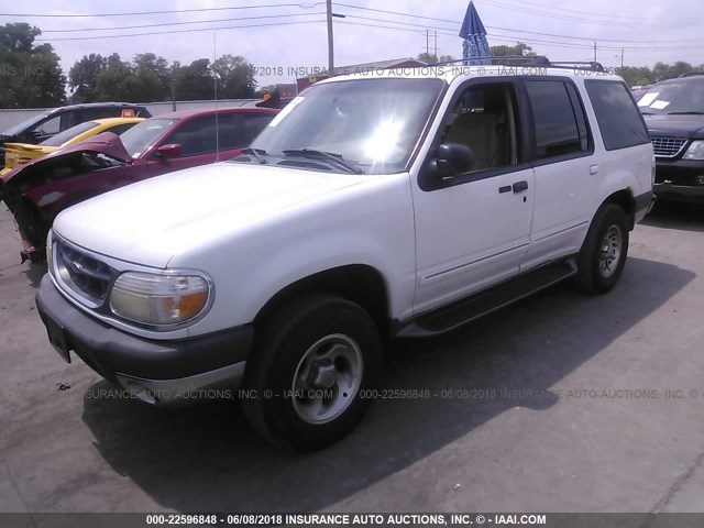 1FMZU34E9XZA74859 - 1999 FORD EXPLORER WHITE photo 2