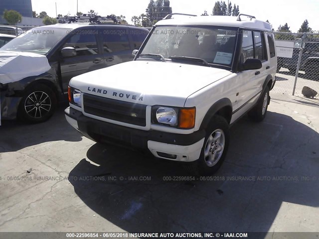 SALTY15451A299531 - 2001 LAND ROVER DISCOVERY II SE WHITE photo 2