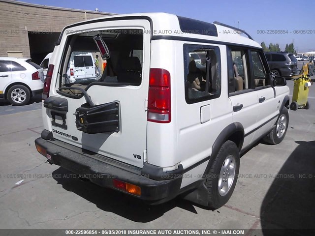 SALTY15451A299531 - 2001 LAND ROVER DISCOVERY II SE WHITE photo 4