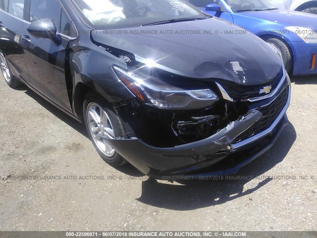 1G1BE5SM7J7114649 - 2018 CHEVROLET CRUZE LT BLACK photo 6