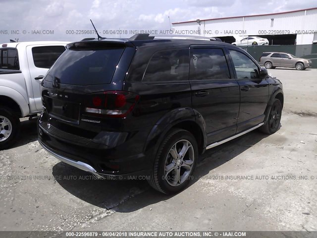 3C4PDDGG9HT575208 - 2017 DODGE JOURNEY CROSSROAD BLACK photo 4