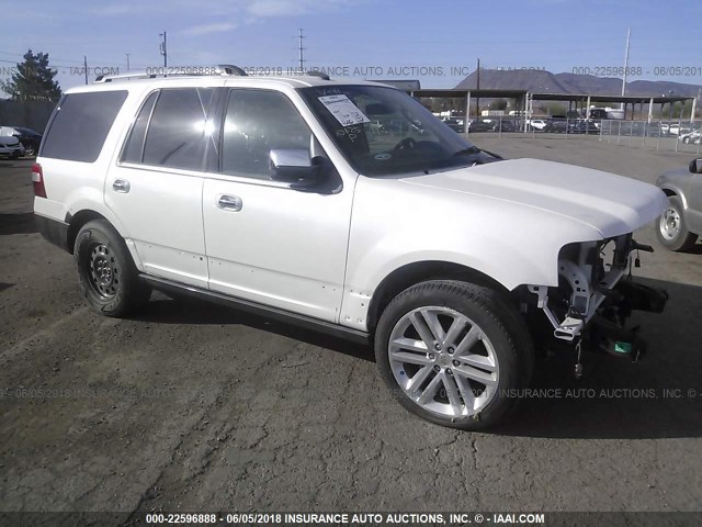 1FMJU1HT3GEF43221 - 2016 FORD EXPEDITION XLT/KING RANCH WHITE photo 1