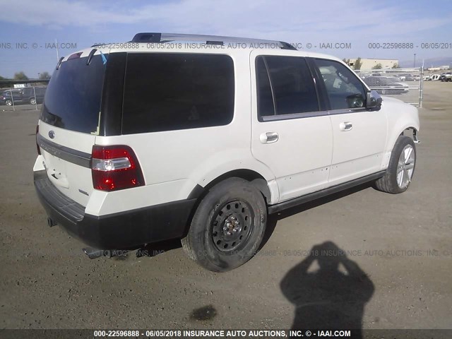 1FMJU1HT3GEF43221 - 2016 FORD EXPEDITION XLT/KING RANCH WHITE photo 4