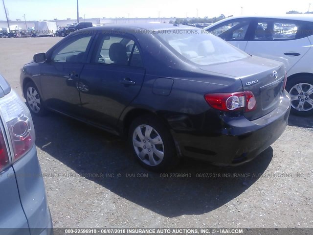 2T1BU4EE5AC321032 - 2010 TOYOTA COROLLA S/LE/XLE GRAY photo 3