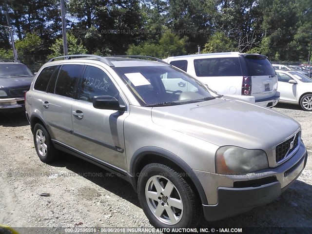 YV1CZ59H541040027 - 2004 VOLVO XC90 Champagne photo 1