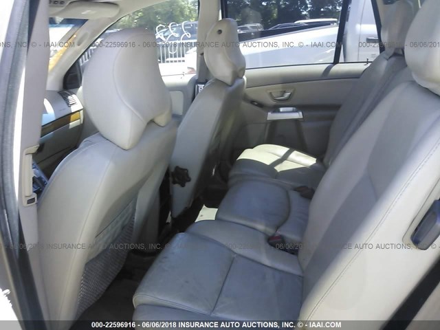 YV1CZ59H541040027 - 2004 VOLVO XC90 Champagne photo 8