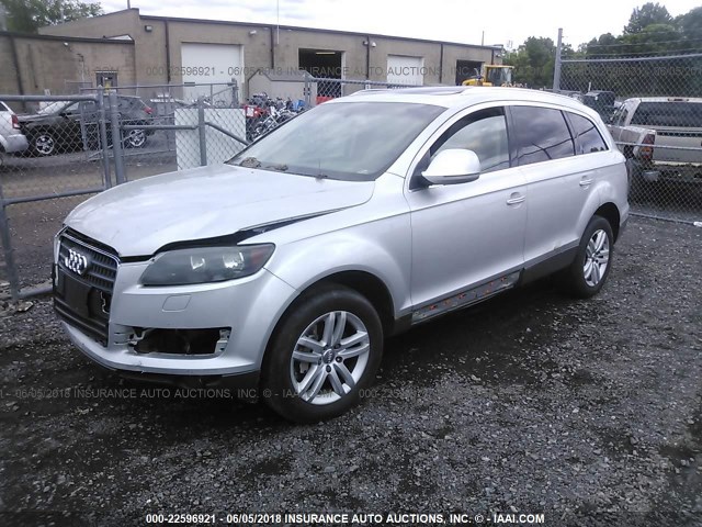 WA1BY74LX8D024741 - 2008 AUDI Q7 3.6 QUATTRO PREMIUM SILVER photo 2