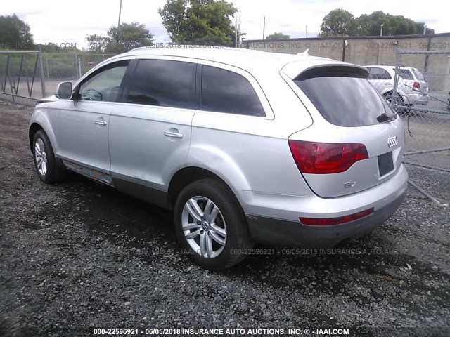 WA1BY74LX8D024741 - 2008 AUDI Q7 3.6 QUATTRO PREMIUM SILVER photo 3