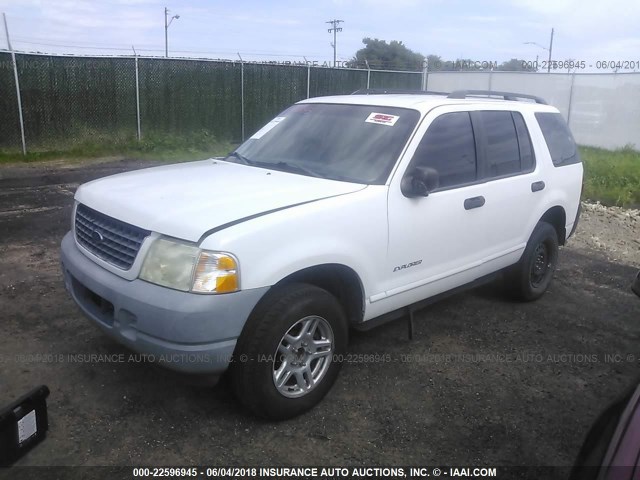 1FMZU62E92ZA05196 - 2002 FORD EXPLORER XLS WHITE photo 2