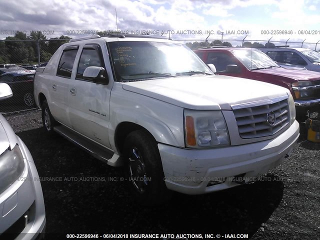 3GYEK62N85G193281 - 2005 CADILLAC ESCALADE EXT WHITE photo 1