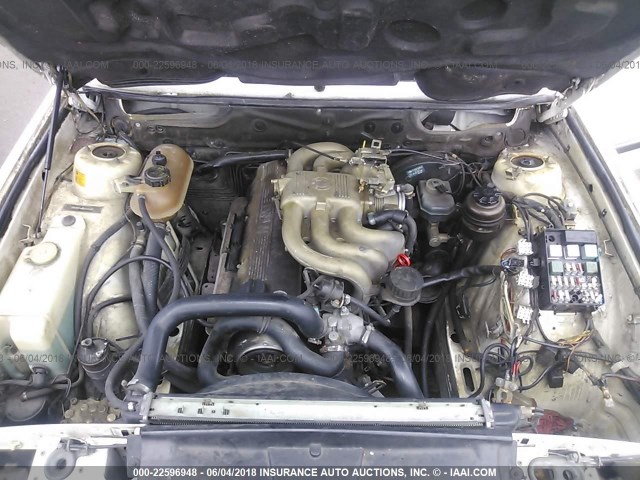 WBADK8309J9900847 - 1988 BMW 528 E AUTOMATIC WHITE photo 10