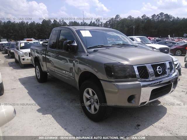 1N6BA06A39N301168 - 2009 NISSAN TITAN XE/SE/LE GOLD photo 1