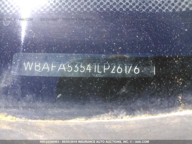 WBAFA53541LP26176 - 2001 BMW X5 3.0I GRAY photo 9