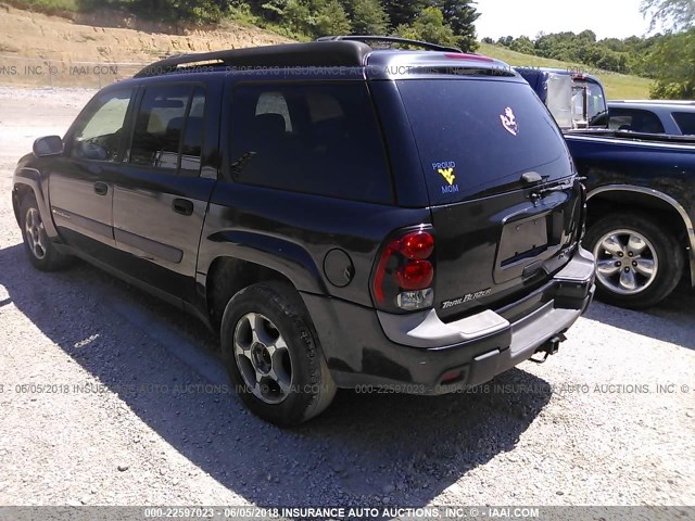 1GNET16S946113287 - 2004 CHEVROLET TRAILBLAZER EXT LS/EXT LT BLACK photo 3