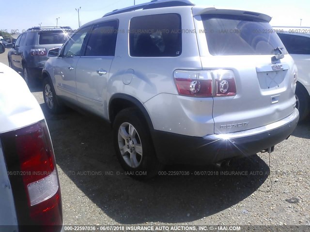 1GKEV23D19J144993 - 2009 GMC ACADIA SLT-1 SILVER photo 3