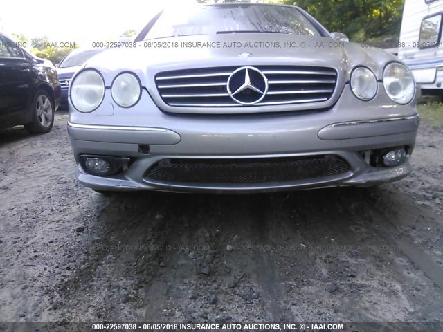 WDBPJ75J96A047809 - 2006 MERCEDES-BENZ CL 500 GRAY photo 6