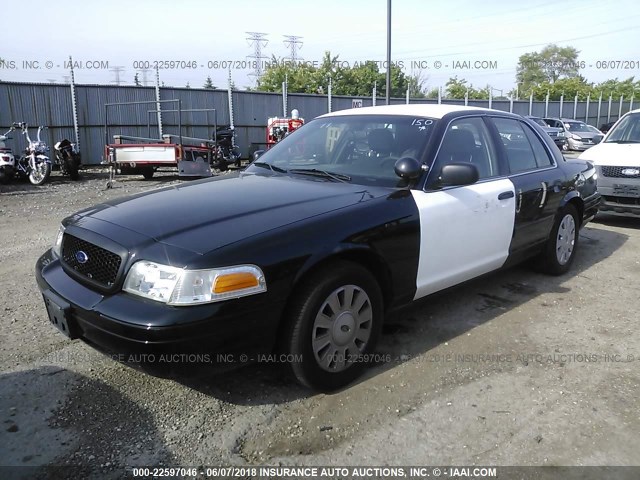 2FABP7BV2AX135205 - 2010 FORD CROWN VICTORIA POLICE INTERCEPTOR BLACK photo 2