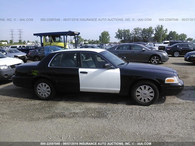 2FABP7BV2AX135205 - 2010 FORD CROWN VICTORIA POLICE INTERCEPTOR BLACK photo 6