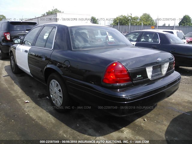 2FABP7BV8BX181493 - 2011 FORD CROWN VICTORIA POLICE INTERCEPTOR BLACK photo 3