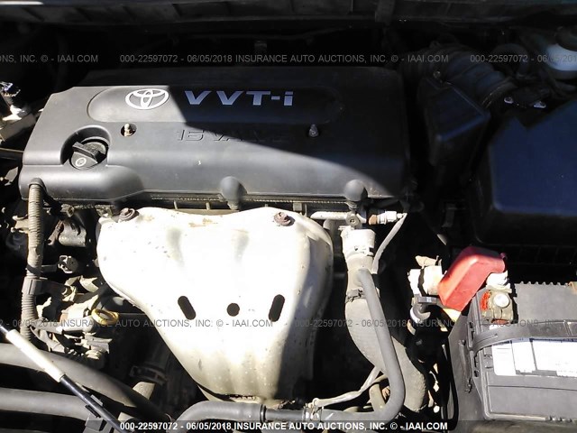 JTLKE50E891063605 - 2009 TOYOTA SCION XB BLACK photo 10