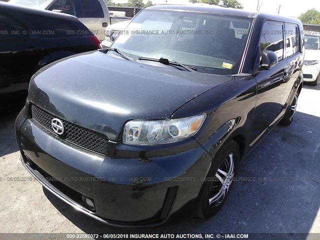 JTLKE50E891063605 - 2009 TOYOTA SCION XB BLACK photo 2