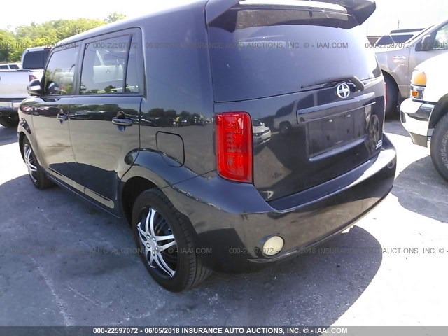 JTLKE50E891063605 - 2009 TOYOTA SCION XB BLACK photo 3