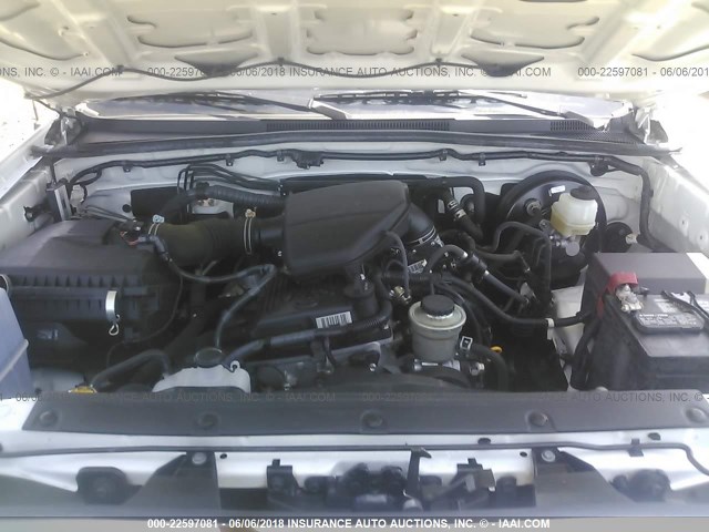5TFTX4CN4CX011053 - 2012 TOYOTA TACOMA ACCESS CAB Ақ фото 10