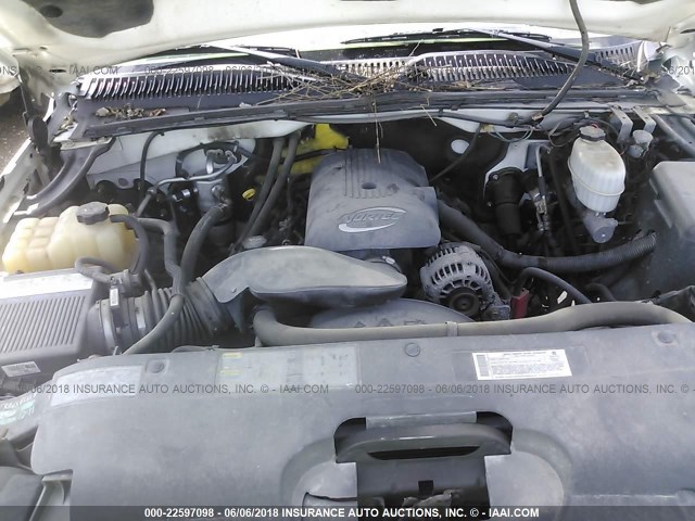 1GCHC29U15E179610 - 2005 CHEVROLET SILVERADO C2500 HEAVY DUTY WHITE photo 10
