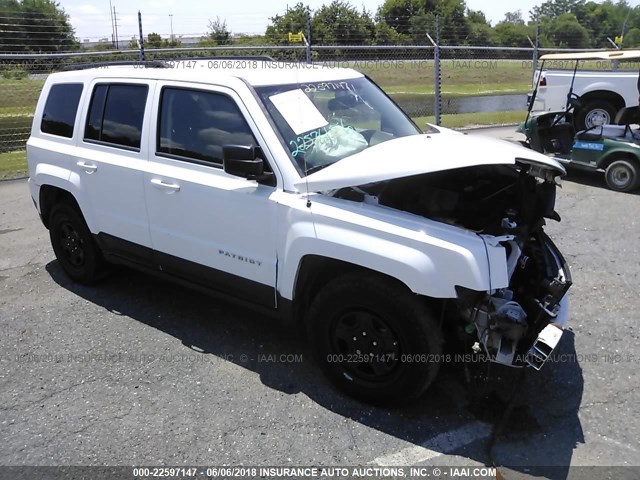 1C4NJPBB3GD574542 - 2016 JEEP PATRIOT SPORT WHITE photo 1