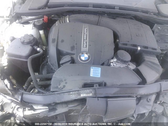 WBADX7C59BE579649 - 2011 BMW 335 I WHITE photo 10
