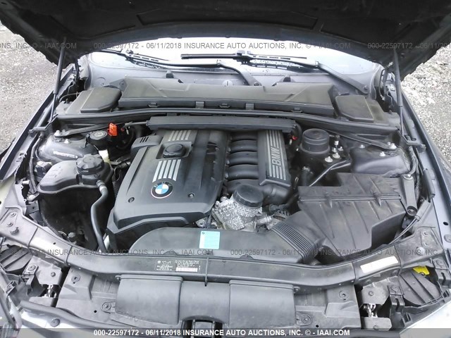 WBAWB33578P133254 - 2008 BMW 328 I GRAY photo 10