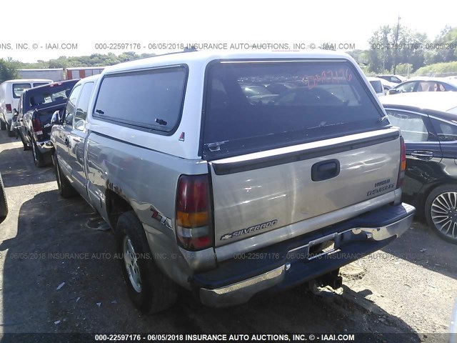 1GCEK19T31E169534 - 2001 CHEVROLET SILVERADO K1500 SILVER photo 3