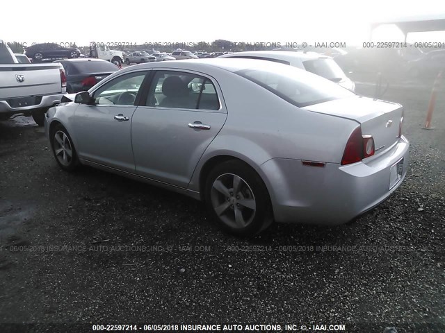 1G1ZC5EU9BF201198 - 2011 CHEVROLET MALIBU 1LT 银色 照片 3