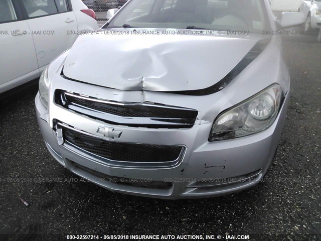 1G1ZC5EU9BF201198 - 2011 CHEVROLET MALIBU 1LT 银色 照片 6